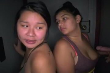 Kimmy Kalani & Rae Cousins 2 Visit GloryholeSwallow Porn